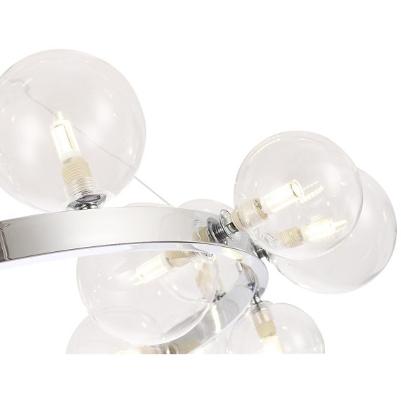 Люстра Crystal Lux AGATA SP15 V2 CHROME/TRANSPARENTE