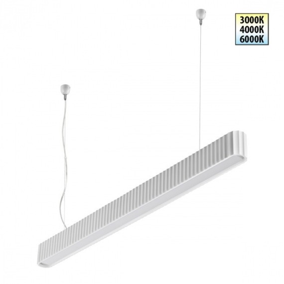 Светильник подвесной с переключателем цветовой температуры, длина провода 2м LED 28W 3000/4000/6000K Novotech YESO 359404