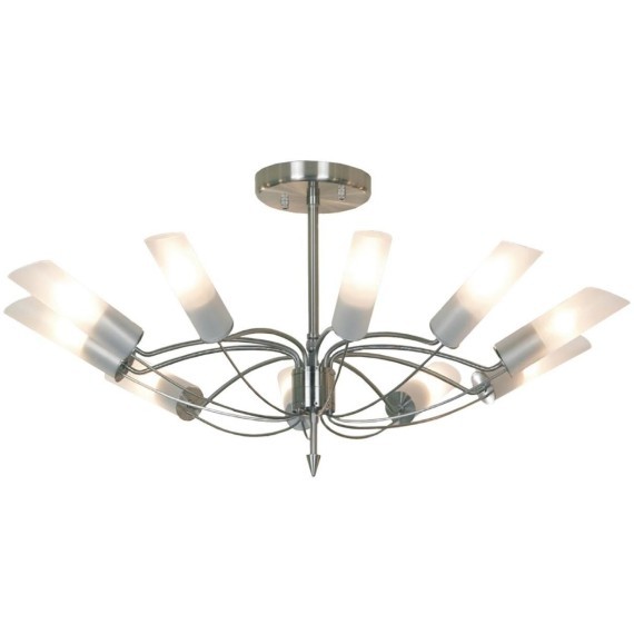 Люстра на штанге Lussole LSA-2813-10 LANO IP21 под лампы 10xE14 400W