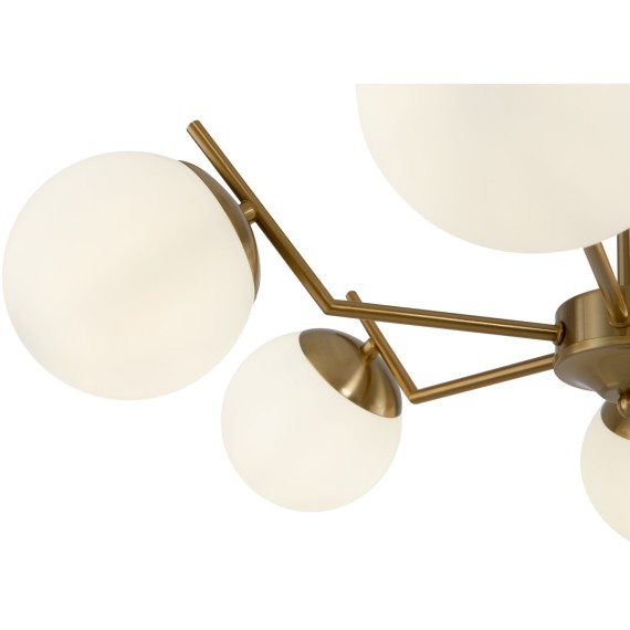 Люстра потолочная Freya FR5173PL-06BS Moonrock под лампы 6xE27 60W