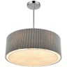 8111/5 MODERNI LN25 хром/серый, металл/текстиль Люстра подвесная E14 5*40W 220V ZIGRISA