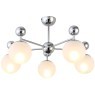 SLE106102-05 Светильник потолочный Хром/Белый E27 5*60W PECHIO