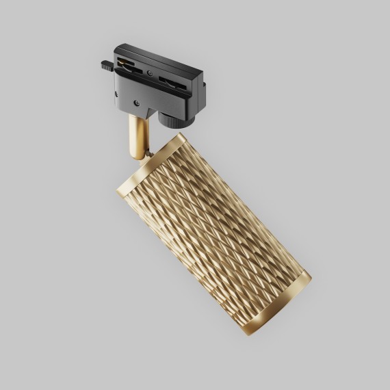 Однофазный двужильный трековый светильник Maytoni Unity TR011-1-GU10-G Focus Design под сменную лампу GU10