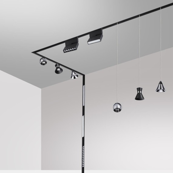 358412 Трековый светодиодный светильник Novotech Flum CRI90+ 4000К 1800Лм 120° 24W