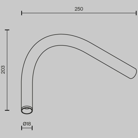 Светильник Technical C104WL-3W3-6K-BS