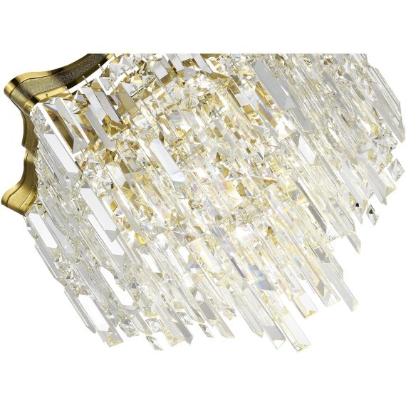 SL1659.303.07 Светильник подвесной ST-Luce Латунь/Прозрачный E14 7*60W OFELIA