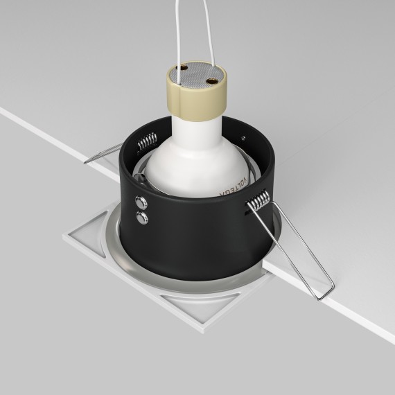 Встраиваемый светильник Maytoni DL033-2-01W Zoom IP65 под лампу 1xGU10 50W