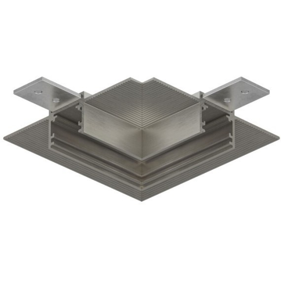 TR5705-DN Угловой элемент для шинопровода в ГКЛ 12.5мм цвет тёмный никель Denkirs Shine Hide 48V