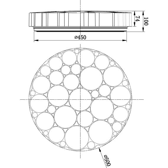 Люстра потолочная Freya FR6043CL-L72W Marilyn светодиодная LED 72W