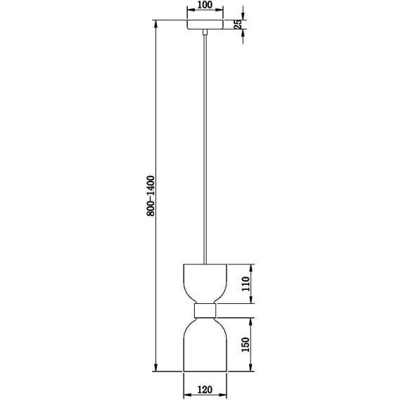 Подвесной светильник Freya FR5203PL-01CH1