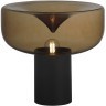 SL6014.414.01 Прикроватная лампа ST-Luce Черный/Коричневый E27 1*40W RIPPLE