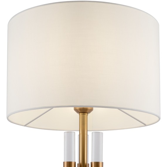 Торшер с абажуром Freya FR5186FL-01BS Lino под лампу 1xE27 60W