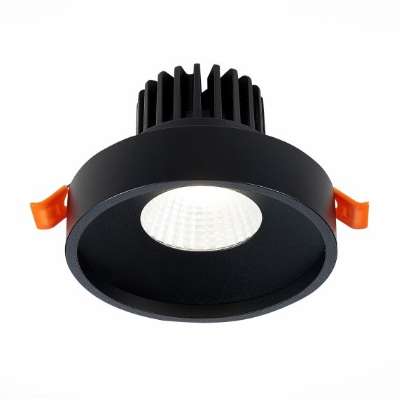 ST751.448.10 Св-к встр. Черный LED 1*10W 4000K 750Lm Ra90 38° IP20 D100xH75 170-240V Встраиваемые светильники