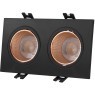 DK3072-BBR Встраиваемый светильник, IP 20, 10 Вт, GU5.3, LED, черный/бронзовый, пластик