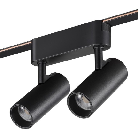 359469 Трековый ременный светодиодный SMART светильник c доп. механическим перекл. цветности Novotech EASY CRI90+ 3000-6000К 560Лм 28° 12W TUYA, Алиса, Wi-Fi