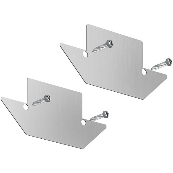 Заглушка торцевая 2шт (для профиля TR3020-AL) Denkirs TR3021-AL