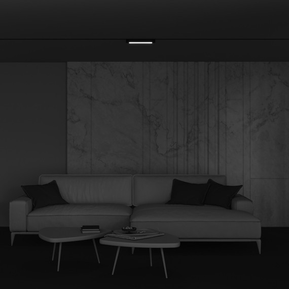 Однофазный двужильный светодиодный трековый светильник Maytoni Unity TR104-1-10W3K-B Basis Rot 3000К 590Лм CRI90+ 120° 10Вт