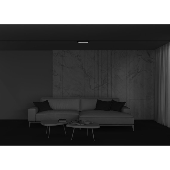 Однофазный двужильный светодиодный трековый светильник Maytoni Unity TR104-1-10W3K-B Basis Rot 3000К 590Лм CRI90+ 120° 10Вт