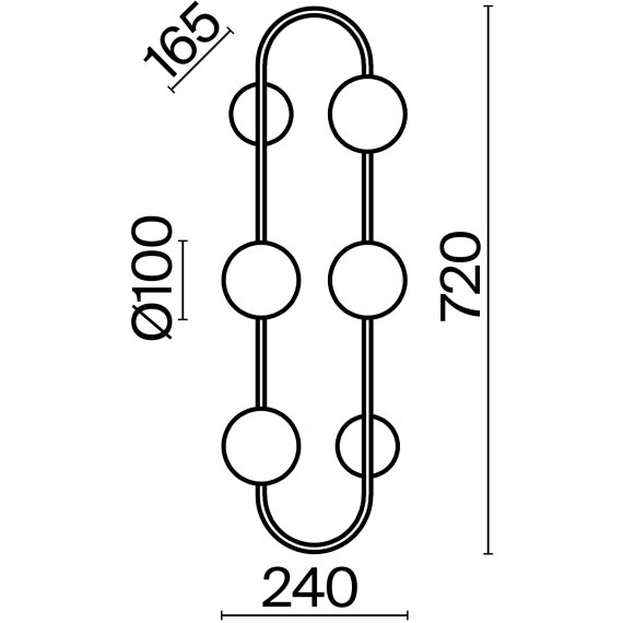 Настенный светильник (бра) Freya FR5233WL-04BS1