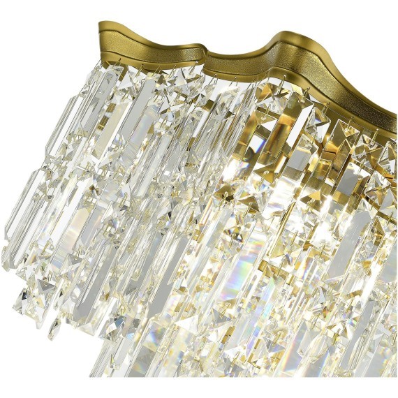 SL1659.302.10 Светильник потолочный ST-Luce Латунь/Прозрачный E14 10*60W OFELIA