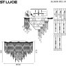 SL1659.302.10 Светильник потолочный ST-Luce Латунь/Прозрачный E14 10*60W OFELIA