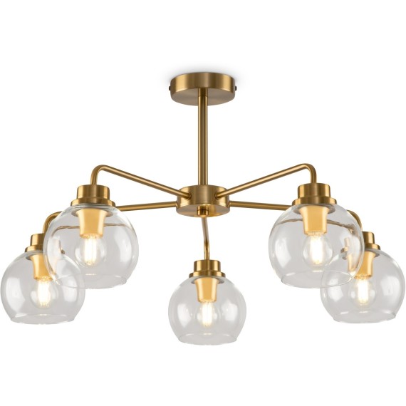 Люстра потолочная Freya FR5176PL-05BS Neptune под лампы 5xE14 60W