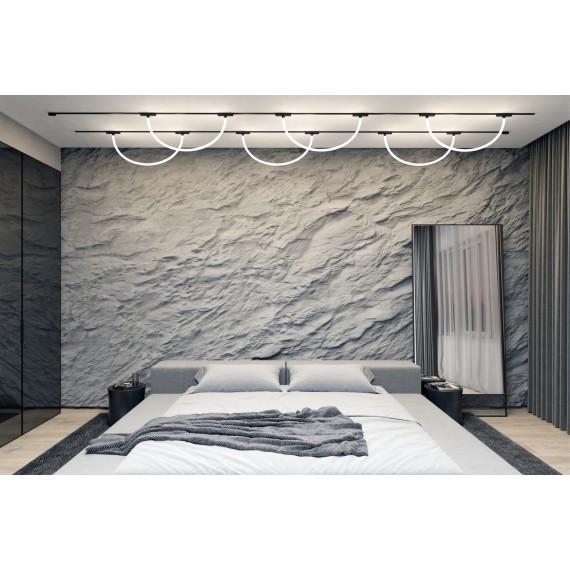 DK5327-BK Трековый магнитный светодиодный светильник Denkirs AIR 48V CRI90+ 3000К 620Лм 360° 12Вт