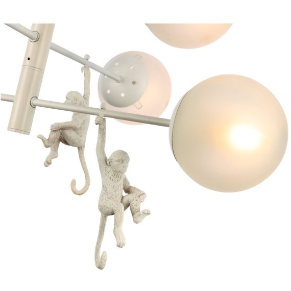 SLE115103-06 Светильник потолочный Белый/Белый E14 6*60W TENATO