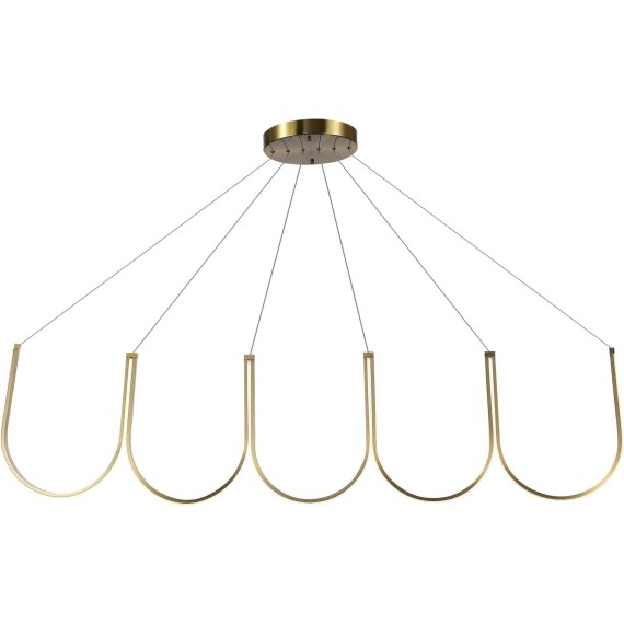 SL6202.213.01 Светильник подвесной ST-Luce Золотистый LED 1*68W 3000K HEIT