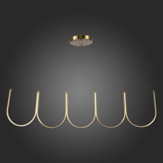 SL6202.213.01 Светильник подвесной ST-Luce Золотистый LED 1*68W 3000K HEIT