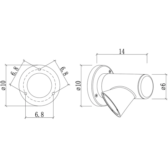Фасадный уличный светильник с защитой IP54 на стену дома, с лампой GU10 Arte Lamp BROOKLYN A2063AL-1BK