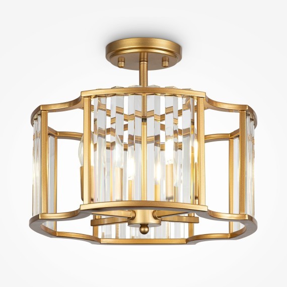 Люстра на штанге Maytoni MOD087CL-04G Solar под лампы 4xE14 40W