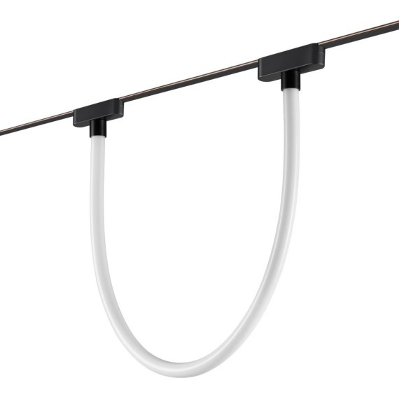 359476 Трековый ременный светодиодный SMART светильник c доп. механическим перекл. цветности Novotech EASY CRI90+ 3000-6000К 580Лм 360° 14W TUYA, Алиса, Wi-Fi