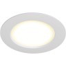 DK3046-WH Встраиваемый светильник, IP 20, 5Вт, LED, белый, пластик