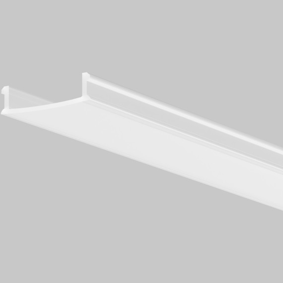 Рассеиватель для профиля 61×14 (Белый, 10 м), ALM-6114-O-DF-10M 642015