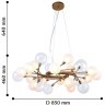 Подвесная люстра Babylon 2515-15P