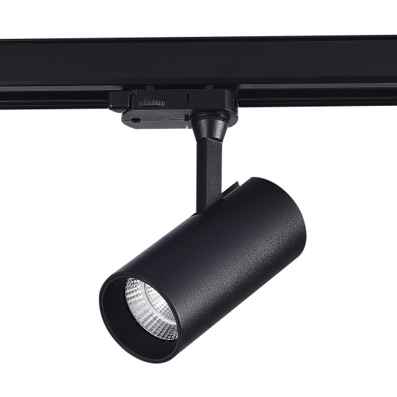 ST661.436.10 Св-к трек. Черный LED 1*10W 3000K 800Lm Ra90 38° IP20 L130xW60xH195 165-265V Трехфазная трековая система