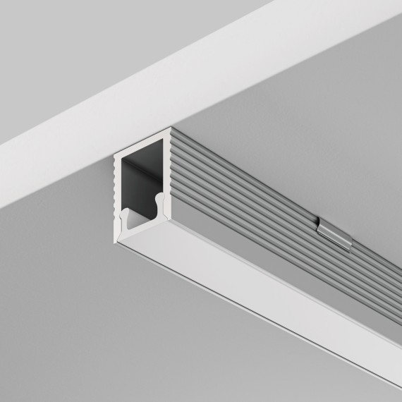 Алюминиевый профиль накладной для светодиодной ленты до 5 мм шириной 8x9 мм  2 метра Maytoni ALM-0809-S-2M 631010