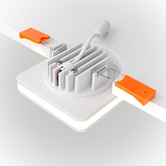 Встраиваемый светильник Maytoni DL303-L7W4K Phanton светодиодный LED 7W