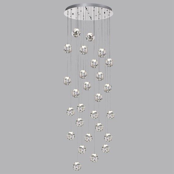 Люстра каскадная LED 120W 4000K 6000Лм Odeon Light JEMSTONE 5084/120L