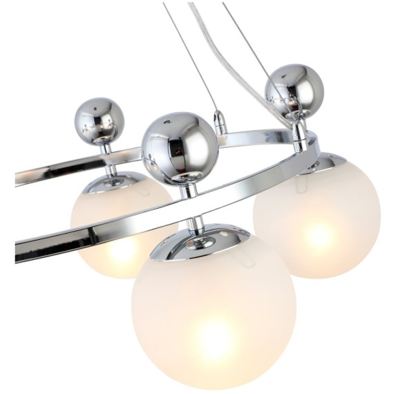 SLE106103-05 Светильник подвесной Хром/Белый E27 5*60W PECHIO