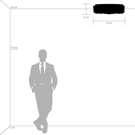 Люстра потолочная Lightstar 802097 Nubi под лампы 9xE27 360W