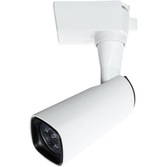Однофазный двужильный светодиодный трековый светильник Arte Lamp A4561PL-1WH BARUT 4000К 750Лм CRI85+ 24° 10Вт