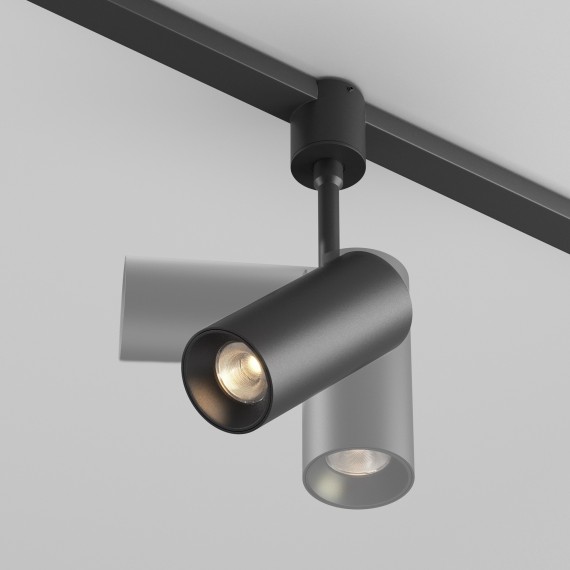 TR163-1-10W3K-M-B Светодиодный светильник на резиновый шинопровод Maytoni Elasity CRI90+ 3000К 630Лм 36° 10Вт