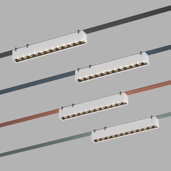 DK5571-WB Cветодиодный светильник на ременный шинопровод Denkirs Belty CRI90+ 3000К 1070Лм 24° 12Вт