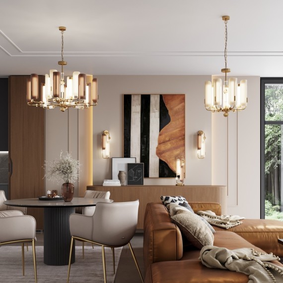 Люстра LED x 35W (5W*7) 3000K 2336Lm LION 5467/35L