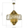 SL1635.303.13 Люстра подвесная ST-Luce Латунь/Прозрачный E14 13*40W NARI