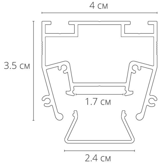Профиль для монтажа в натяжной потолок Arte Lamp LIGHT LINE A690205