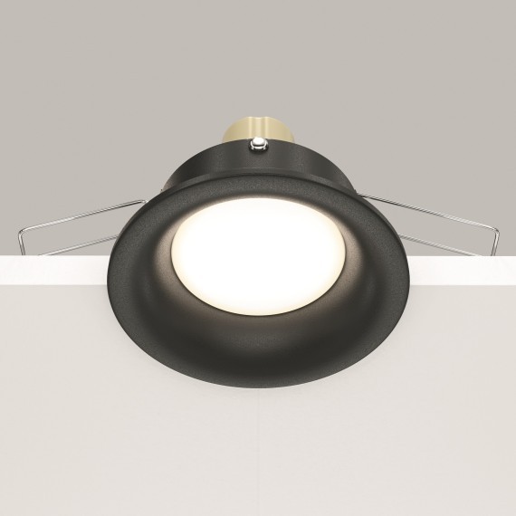 Встраиваемый светильник Maytoni DL027-2-01B Slim под лампу 1xGU10 50W