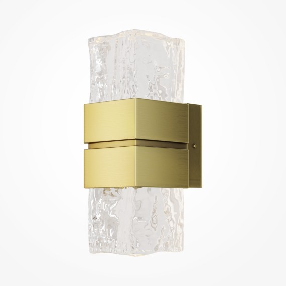 MOD505WL-L12BS3K Латунный настенный светодиодный светильник (бра) без выключателя 12Вт 3000К 900Лм CRI80 180° Maytoni Torris